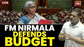 Nirmala Sitharaman Lok Sabha Speech Live: Nirmala Counters To Rahul Gandhi Speech In Lok Sabha