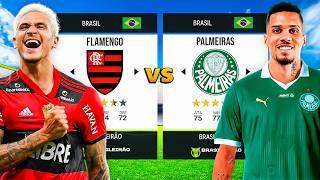 FLAMENGO vs PALMEIRAS no FC25 - Quem é MELHOR?