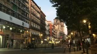 Twilight off Plaza Mayor, Madrid