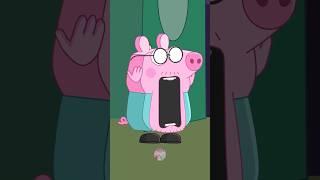 Zombie become ferocious in front of the house #peppapig #animationmeme #peppapigparody #funnycartoon