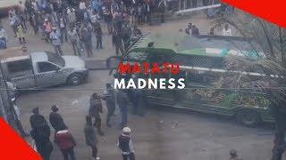 Matatu madness: Kanjo driver intentionally rams into a matatu bumper