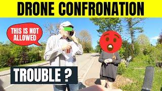 Drone Flight Claimed over Private Property caused Drone Confrontation by Angry Neighbour 