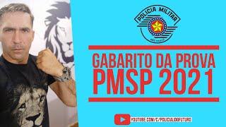 Gabarito da prova PMSP 2021