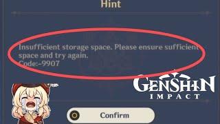 How To Fix Genshin Impact Insufficient Storage Space Problem on Android