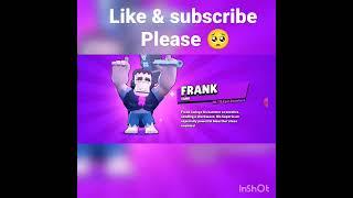 finally Frank is open | brawl star gaming | random gaming