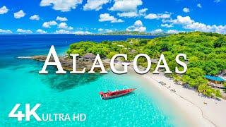 FLYING OVER ALAGOAS (4K UHD) - Soothing Music Along With Beautiful Nature Video - 4K Video ULTRA HD