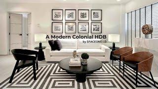 A modern colonial 4rm HDB apartment house tour.