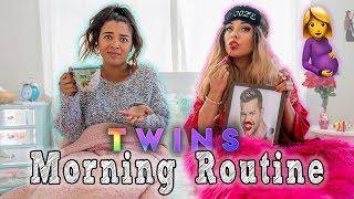 TWINS MORNING ROUTINE ft. Rosalina Pregnant! Natalies Outlet