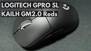 Logitech GPRO Superlight with Kailh GM2.0