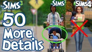 The Sims 3: 50 MORE FUN LITTLE DETAILS not in Sims 2 & Sims 4