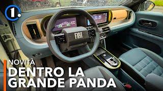 Gli INTERNI della Fiat GRANDE PANDA | Bagagliaio, spazio, infotainment, qualità