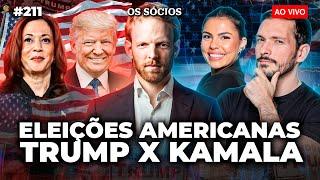 TRUMP X KAMALA: QUEM VAI VENCER AS ELEIÇÕES AMERICANAS? (Com OLIVER STUENKEL) | Os Sócios 211