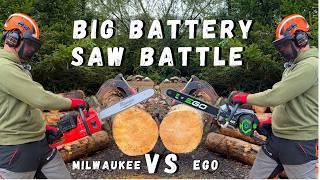 Which is the BEST BIG Battery Chainsaw of 2024? Milwaukee or EGO?