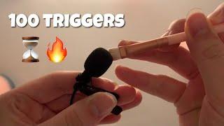 ASMR 100 TRIGGERS IN 3 MINUTES