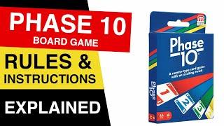 Phase 10 Game Rules & Instructions | How To Play Phase 10 | Phase 10 Card Game Explained
