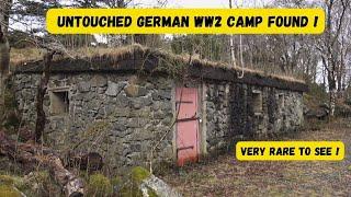 We found a untouched German WW2 camp. Almost like the German troops just left..