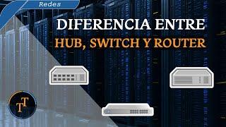 Diferencia entre HUB, SWITCH y ROUTER