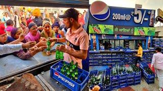 ONLY 5 /- ₹ COLD DRINK || Goli ki speed से बेचते है रोजाना 10,000 bottle  at GOLDEN TEMPLE