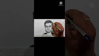 #portrait of Josh talks#A2 motivation#Arvind arora# Nirmal drawing academy#shorts