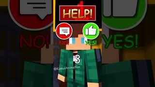 Survive the Mingle Game! (Squid Game) - MAIZEN Minecraft Animation #shorts