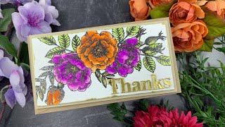 Watercolor Using Distress Mica Stains | SSS Beautiful Flowers Take 23