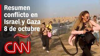 Resumen en video del conflicto Israel - Gaza: 8 de octubre de 2023