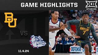 #8 Baylor vs. #6 Gonzaga Game Highlights | 2024-25 Big 12 Men’s Basketball