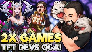 More Games with Devs ft. Kent, Tim, Keaton, Phil, Iniko, and Victor! | TFT Into the Arcane