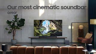 Samsung Q990F Q-Series Soundbar & Subwoofer | Flagship 11.1.4ch 3D Surround Sound with Dolby Atmos
