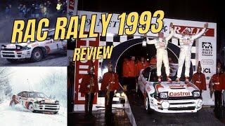 1993 RAC Rally Review with winners Nicky Grist & Juha Kankkunen, plus CRAZY icy onboard footage!