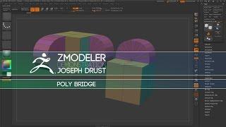 ZBrush ZModeler Polygon Actions - Poly Bridge