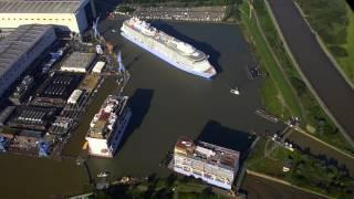 MEYER WERFT - Ausdocken/Float Out Quantum of the Seas