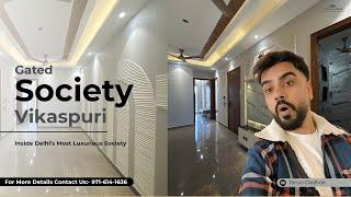 3BHK Builder Floor for Sale in Vikaspuri | 125 Sq Yards Park Facing | Delhi Property Tour
