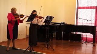 Jela Špitková & Kateryna Popovych - J.S.Bach, Double Violin Concerto in D minor BWV 1043, Vivace