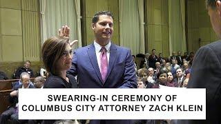 Swearing In Ceremony for City Attorney Zach Klein