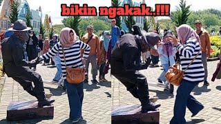 Ide prank yang sangat luar biasa..!!! Prank patung hidup..!!!