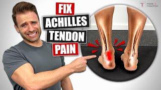 Heal Your Achilles Tendonitis At Home! (Achilles Tendon Treatment)