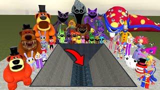 DESTROY ALL CATNAP SMILING CRITTERS DIGITAL CIRCUS CHOLERA FREDDY FAZBEAR MOVIE GIANT SHREDDER GMod