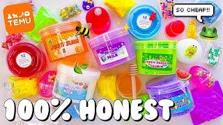 Reviewing Temu Slimes  DIY Clay & $2 Slime Ratings + Unboxing!