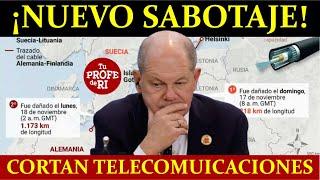 ¡NUEVO SABOTAJE VS EUROPA! CORTAN CABLES DE TELECOMUNICACIONES EN EL BÁLTICO: ALEMANIA Y FINLANDIA