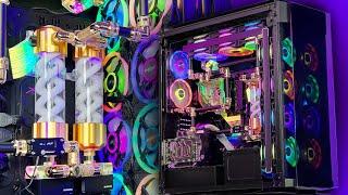 $9800 CORSAIR 1000Dㅣ12900KSㅣMAXUMUS Z690 Extreme Glacial Watercooled PC