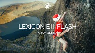 Hardest Trad Flash Ever | Adam Ondra | Lexicon E11