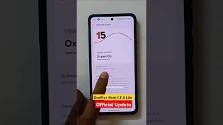 OnePlus Nord CE 4 Lite OxygenOS 15 Official Version #oneplus #oneplusindia #oneplusnord #nordce4lite