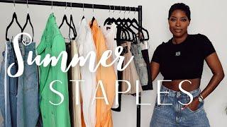 CLOSET ESSENTIALS & HOW TO STYLE THEM! Wardrobe Staples for Summer-Capsule Wardrobe