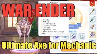 RAGNAROK MOBILE ETERNAL LOVE - Artifact Weapon WAR ENDER AXE