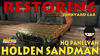 Car Mechanic Simulator 2018 - Restoring Holden Sandman HQ Panelvan