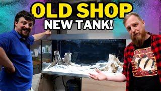 Creating a DISCUS AQUASCAPE in my old aquarium store! (Part1)