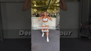 Staggered Stance Squads Exercise female #bodyinshape #dayworkoutback  #ahussain926 #gym #stancesquad