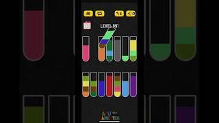 Water Sort puzzle level 991 | AYU Gamester #shorts