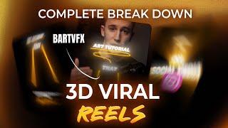 How To Actually Edit 3D Viral Instagram Reels Like BartVfx